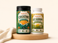 Sovvi Creatine and Gut Harmony bundle bottles on a cream background